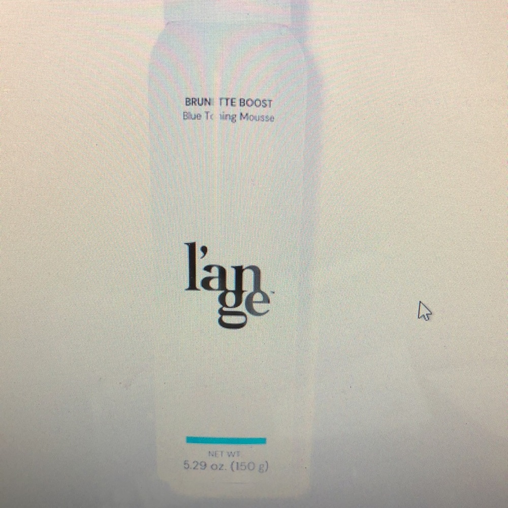 Lange Brunette Boost Blue toning mousse NEW